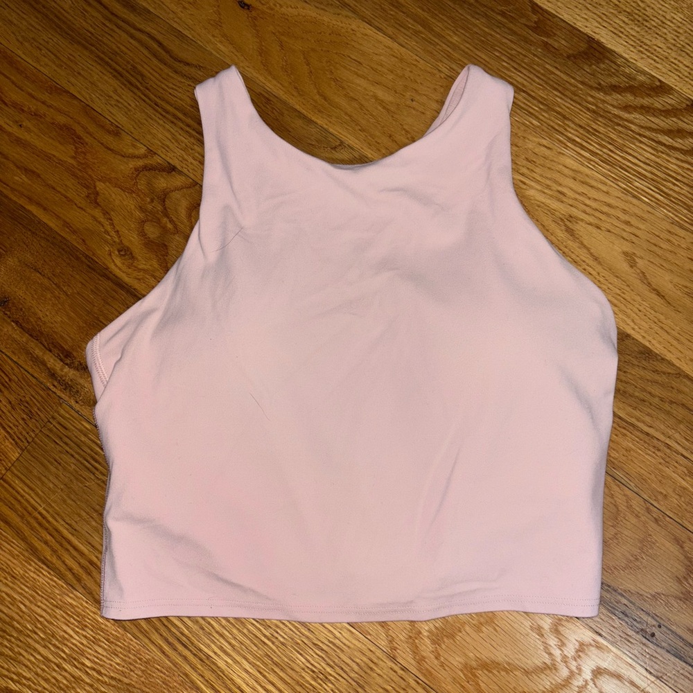 Women's Pink Sleeveless Top